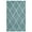 Aqua Blue and Ivory, variant on Modway Toryn 5' x 8' Diamond Lattice Shag Area Rug in Gray and Ivory