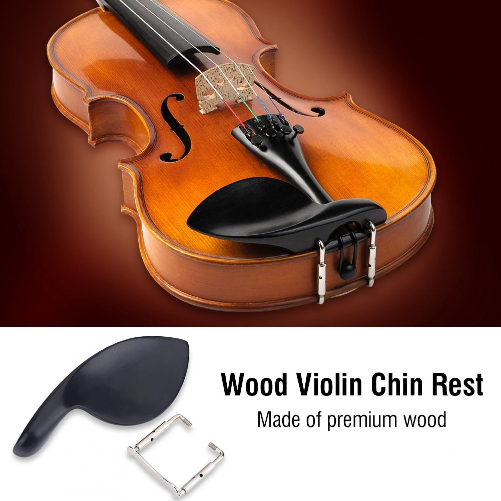 LAFGUR Chin Rest, With Standard Bracket 4/4 Violin Chin Rest, For 4/4