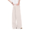 thumbnail image 4 of GrmtClth Men’s Pleated No Iron Suit Dress Pants Solid Formal Straight Fit Business Trousers for Wedding Office Occasions Khaki L, 4 of 6