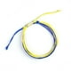 thumbnail image 5 of Qarigey de cuerda, joyería estética ajustable, pulseras bohemias únicas, cuerda de mano, regalo creativo para chicas adolescentes, azul oscuro azul oscuro + amarillo 5piezas Qarigey CBP251091, 5 of 6