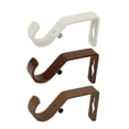 thumbnail image 1 of 1 inch Metal Bracket (Pair) - Chestnut, 1 of 1