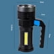 thumbnail image 5 of Billuyoard Destacar 3 modos de iluminación linterna eléctrica linterna portátil recargable impermeable lámpara de iluminación con una lámpara lateral Iluminación novedosa Billuyoard HA016476-00, 5 of 6