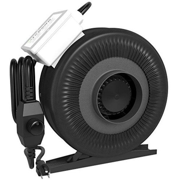Vivosun 4 Inch 203 Cfm Duct Inline Fan With Variable Speed Controller Walmart Com Walmart Com