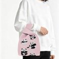 thumbnail image 2 of Unique Bargains 1 Pc Knitted Wrist Bag Cute Animal Pattern Gift Bag Pink, 2 of 5