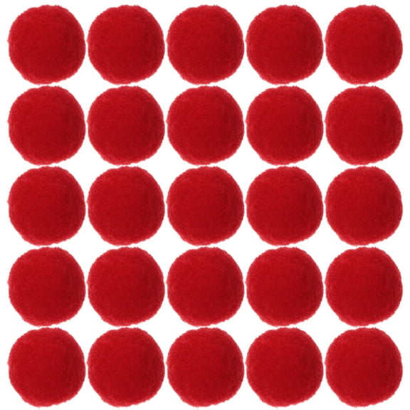 OFFIGAM 150PCS Red Tassel Pom-Poms for Crafts, Handmade Projects, Accessories and Decorations