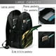 thumbnail image 4 of Balery Green Marble Mochila con carga USB para hombre y mujer - Mochila impermeable y antirrobo para laptop con puerto USB para viajes, trabajo, 4 of 7
