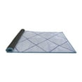 thumbnail image 2 of Ahgly Company Indoor Rectangle Solid Blue Modern Area Rugs, 3' x 5', 2 of 4