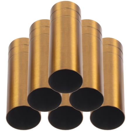 Lighting Parts Chandelier Lamp Holder Sleeves Accessories Candlestick Straight Wrought Iron 6 Pcs