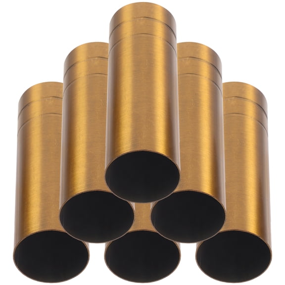 Lighting Parts Chandelier Lamp Holder Sleeves Accessories Candlestick Straight Wrought Iron 6 Pcs