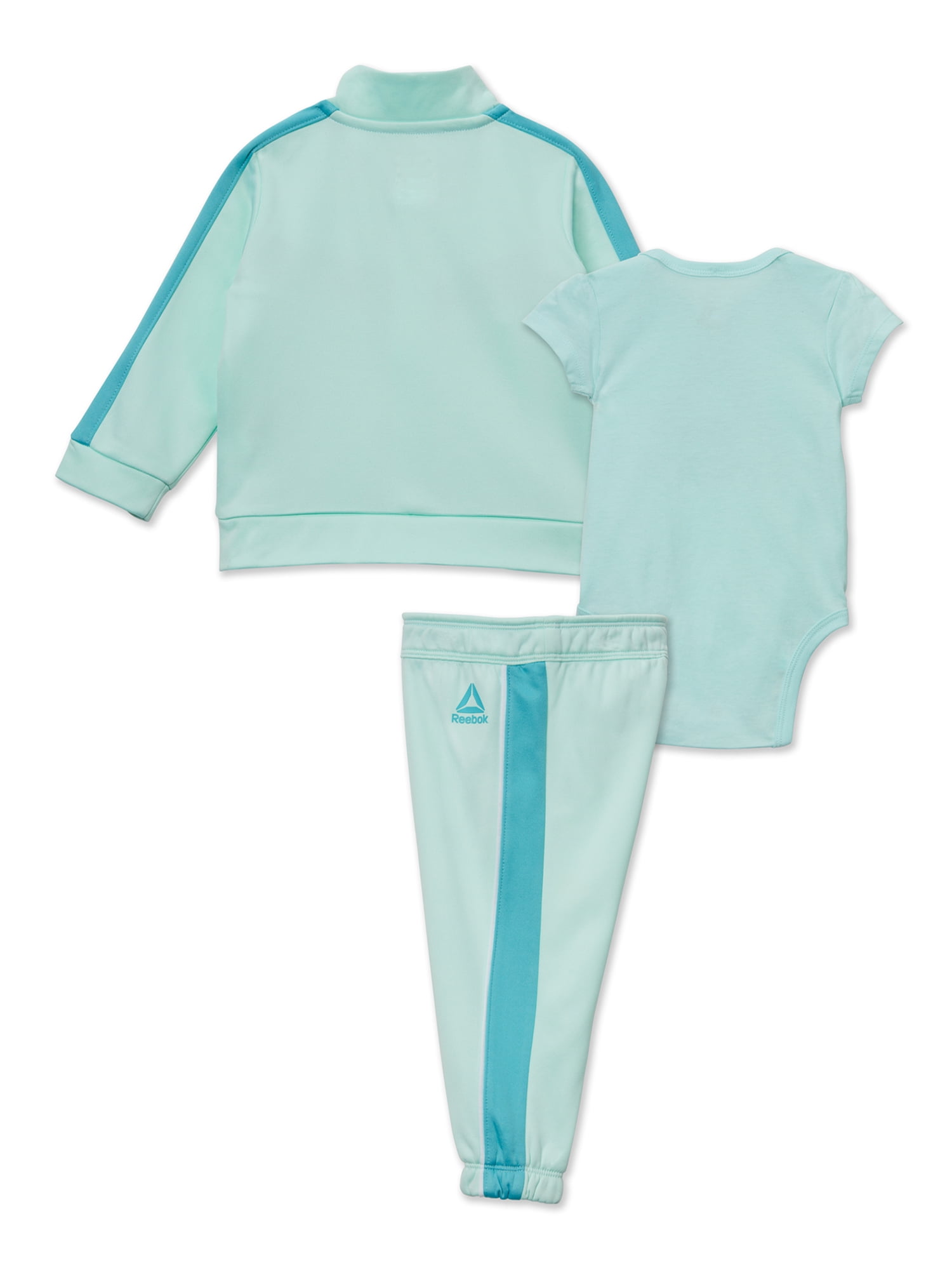 openbaring spreken Faial Reebok Baby Girl's Jacket, Bodysuit and Track Pants Outfit Set, 3 Piece,  Sizes 0/3-24 Months - Walmart.com