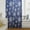 Blue, variant on Black White Snowflake Christmas Semi Sheer Curtains Drapes for Living Room,Bedroom,French Doors Window 45 Inches Long,Winter Xmas Snowflakes Rod Pocket Chiffon Curtain Drapery Voile Draperies Panel