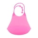 thumbnail image 3 of Baberos de silicona para bebés y niños, delantal ajustable para alimentación infantil 粉 红色, 3 of 9
