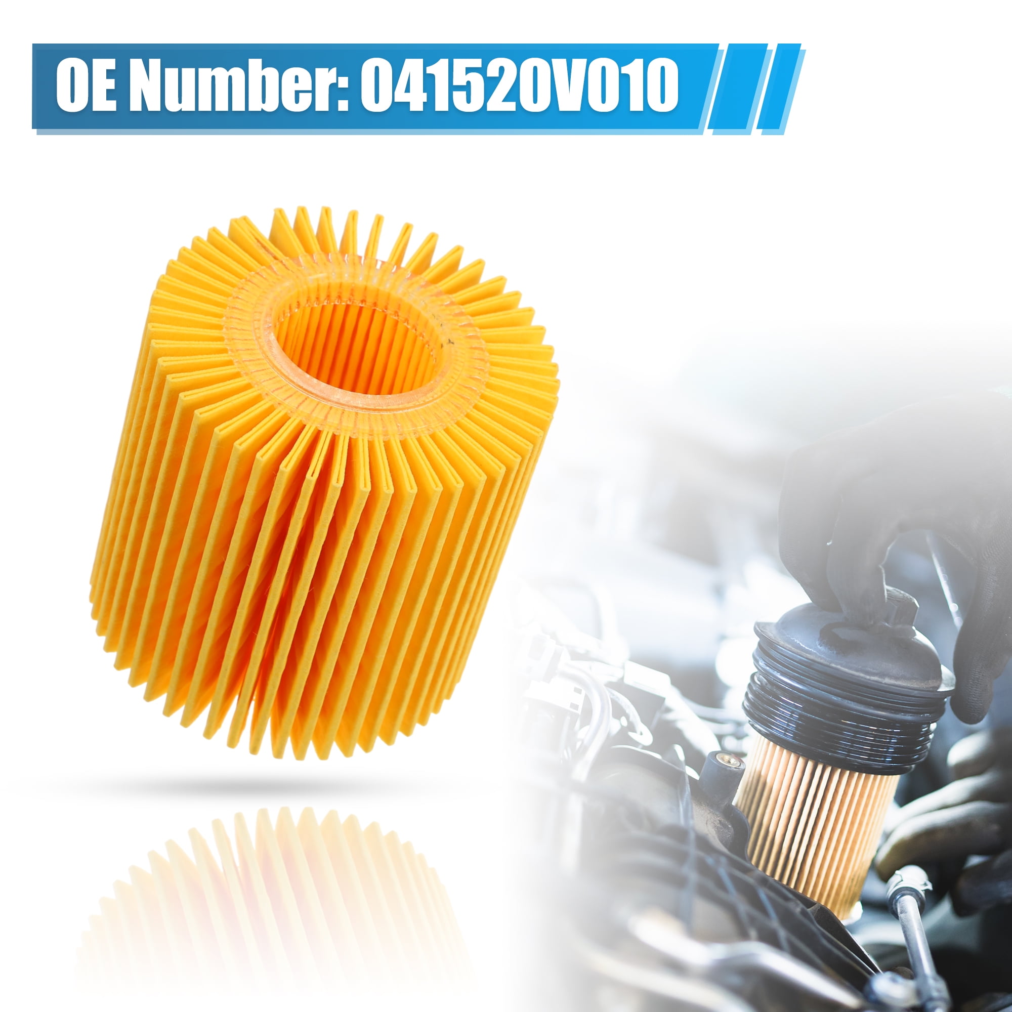 10 Set Engine Oil Filter 04152-YZZA1 04152-31090 04152-YZZG1 for Toyota Avalon Camry Highlander RAV4 Tacoma Sienna