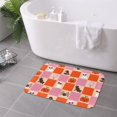 thumbnail image 7 of Non Slip Door Mat, pink halloween plaid Fast Drying Bath Tub Mats, Absorbent Bathroom Rugs Entrance Welcome Mat, Bath MatS for Tub, Floor, Home, Kitchen, Hotel,16x24in, 7 of 7