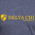 thumbnail image 3 of CafePress - Delta Chi Logo Yellow T Shirt - Mens Tri-blend T-Shirt, 3 of 4