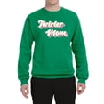 thumbnail image 2 of Wild Bobby Twirler Mom Girl Sports Unisex Crewneck Graphic Sweatshirt, Kelly, Medium, 2 of 5