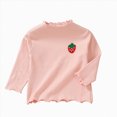 thumbnail image 6 of 18-24 Months Toddler Girls T-Shirts Tee,Long Sleeve Cute Shirts for Girls Mock Neck Fall Winter Clothes Daily Casual Tops for 6 12 18 24 Months 2T 3T 4T 5T Kids Girls Clothes, 6 of 9