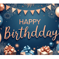 thumbnail image 3 of Colorful Theme Birthday Party Banner Gift Wraps Firework Design Balloon Background for Birthday Party Festive Occasion Celebration, 3 of 7
