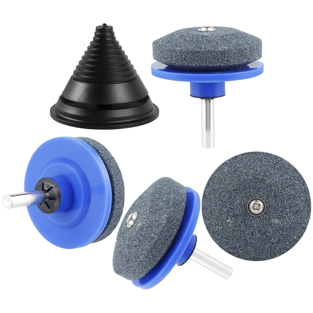 Lawn Mower Blade Sharpener Sharp Wear Resistant Grinder Wheel Stone with Blade Balancer Drill Attachment for Most Power Drill Hand Drill Walmart