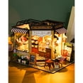 thumbnail image 5 of Julia Bakery DIY Miniature Wooden Dollhouse Kit with LED Lights & Furniture, 3D Puzzle Craft Gift for Adults & Teens, 5 of 8