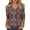 Black#9527, variant on CONZONE Womens T-Shirts 3/4 Sleeve T Shirts for Women Casual V Neck Floral Graphic Lightweight Tees Soft Cozy Athletic Tops