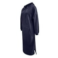 thumbnail image 3 of Long Hoodie Dress for Women 2025 Fall Winter Long Sleeve Plain Hooded Sweatshirt with Pockets Pullover Tops, 3 of 7