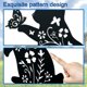 thumbnail image 3 of Estacas de metal para jardín con forma de gato y mariposa, decoración de hierro, gato, flor, césped, silueta para exteriores, para patio, jardín, césped, patio, decoración de metal, regalo para, 3 of 7