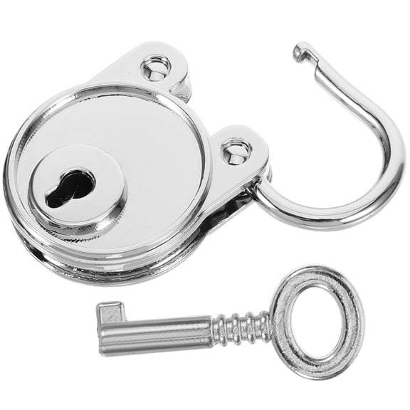 Bear Shaped Lock Metal Padlock Decorative Lock DIY Diary Padlock Cute Padlock with Key