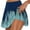 Dark Blue, variant on Munlar Women's Golf Skorts Dark Blue Pull on High Waisted Shorts Fitness Summer Casual Skorts for Women