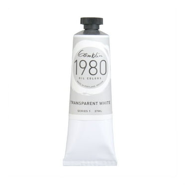 Gamblin 1980 Oil Color, 37ml, Transparent White