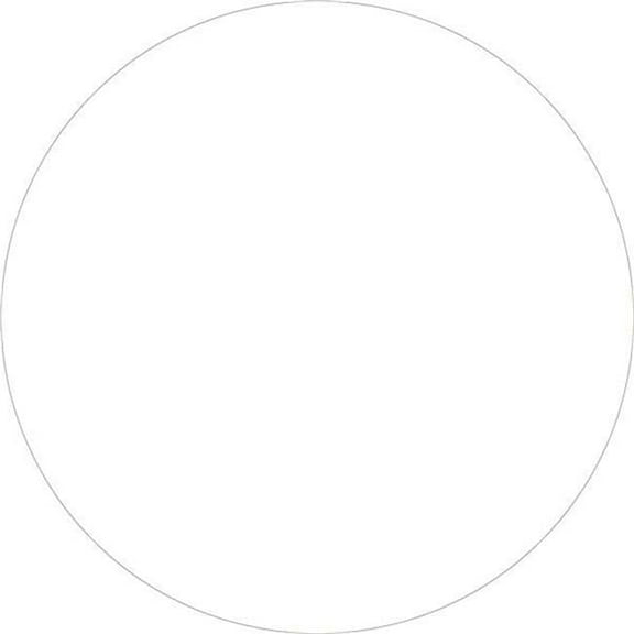 2 in. Circle - White Removable Labels - Roll of 500