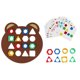 thumbnail image 5 of Juego de rompecabezas de combinación de formas geométricas, juguete educativo Montessori, juego de combinación de formas, juego de mesa de aprendizaje sin campana SM SunniMix Tablero a juego, 5 of 8