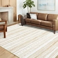 thumbnail image 2 of Haperlare Modern Rug Moroccan Rug Geometric Bohemian Pearl Velvet Soft Carpet, 5' x 7' Beige, 2 of 7