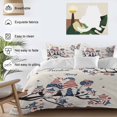 thumbnail image 4 of 4th of July Bedding 3 Piece Duvet Cover Set Queen Size, Independence Day Gnomes Blue Red Star Tree Rustic Soft Microfiber Comforter Cover with Zipper Closure & Pillowcases, FadeResistant Quilt Cover, 4 of 9