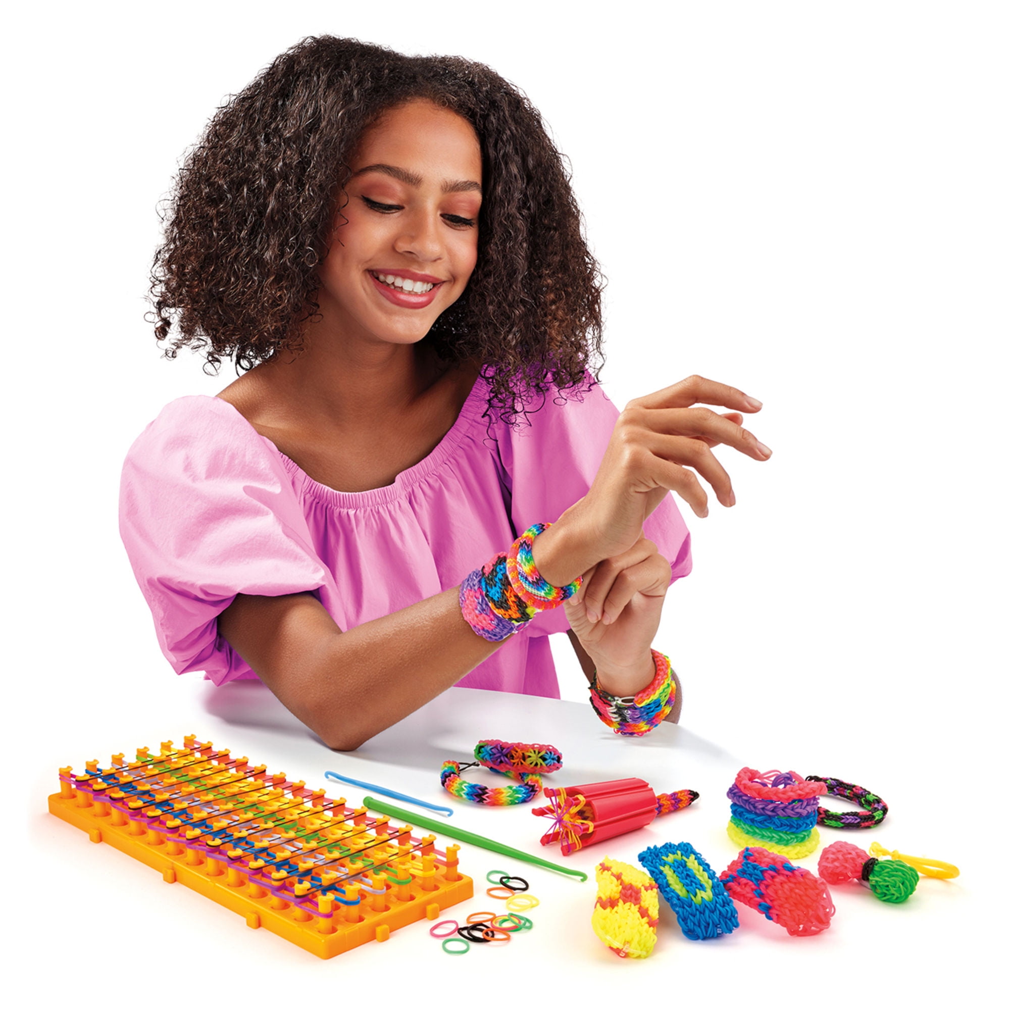 Cra-Z-Art Cra-Z-Loom Rubber Band Bracelet Maker Kit – D'Best Toys