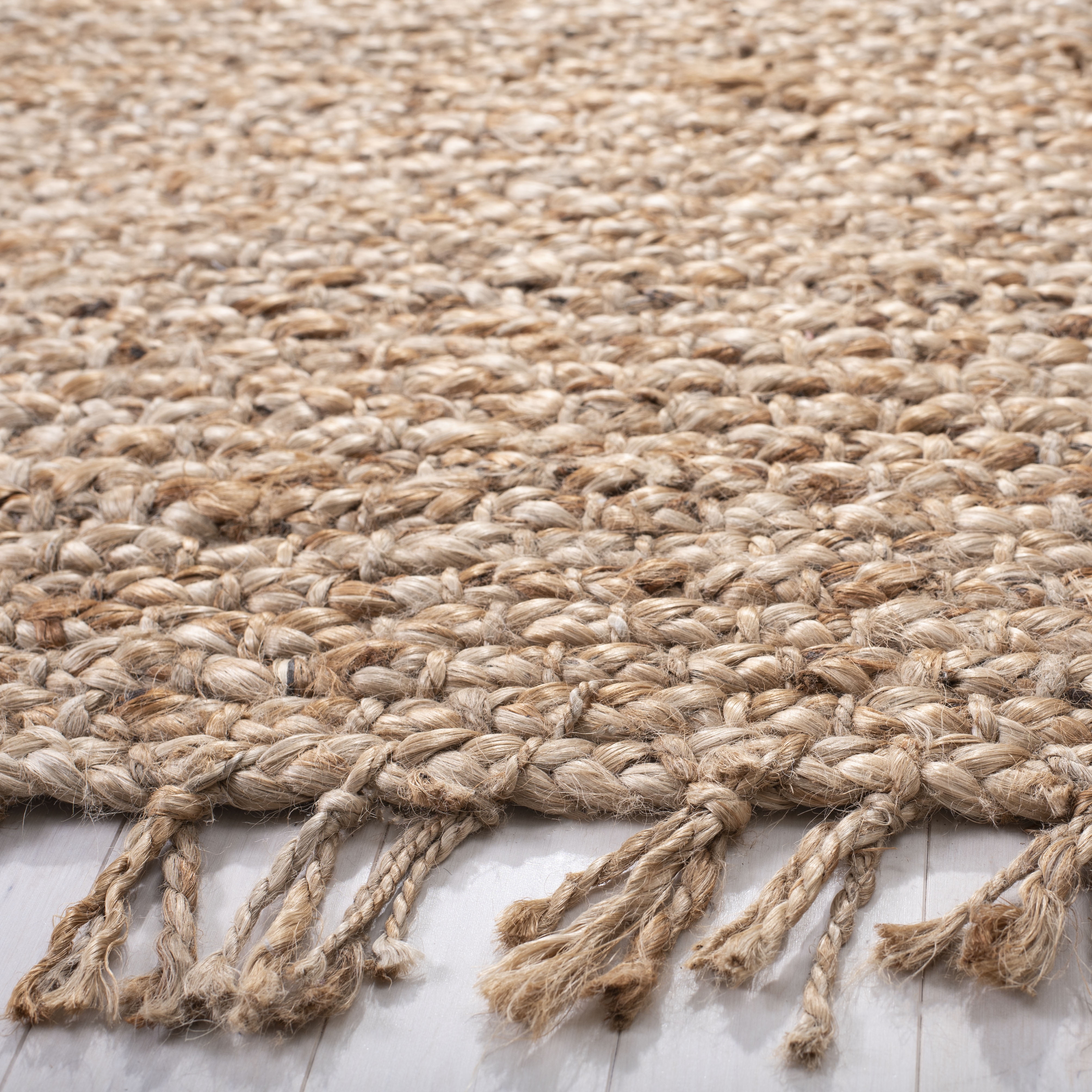 SAFAVIEH Martha Stewart Solid Area Rug, Natural, 5' x 7'6"