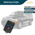 thumbnail image 6 of AKS KEYS Replacement for 2007 2008 2009 2010 Ford Expedition Lincoln Navigator Keyless Entry 5 Buttons Fob That Uses FCC CWTWB1U551 (2), 6 of 6