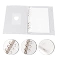 thumbnail image 1 of KAKOWELY 1 Set Binder Photo Album White Plastic Protection for Family Photo Storage, 1 of 6