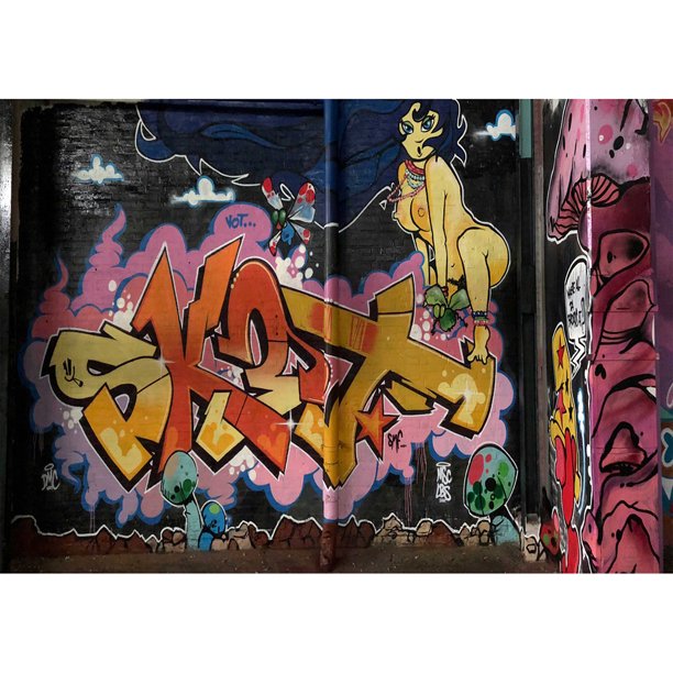 Diamond (DB6326) Kit de Pintura de Arte Callejero DIY Imagen Cuadrada (B270 Graffiti) 30x40cm Hugtrwg Para estrenar