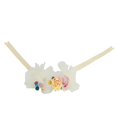 thumbnail image 1 of Pet Lace Bib with Bells Little Pig Fairy Style Costume Bib Pet Decoration AccessoriesS Snow Yarn Beige, 1 of 2