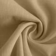 thumbnail image 6 of dazeni Oversized Button Down Shirts for Women Gauze Dressy Casual Blouses Lapel Collar 3/4 Sleeve Tops Lightweight Fall Khaki Small, 6 of 8