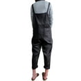 thumbnail image 4 of LilyLLL Plus Size S-4XL Womens Cotton Linen Buttons Overall Pants Dungaree Pinafore Jumpsuit, 4 of 5