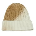 thumbnail image 1 of Hat for Women Ohufall Knitted Pullover Hat Winter Light Body Two-layer Mixed Color Breathable Toe Cap, 1 of 2