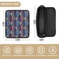 thumbnail image 4 of Hair Tool Organizer Bag with Heat Resistant Mat Removable Travel Storage Case for Hot Air Brushes Curling Irons Cartoon Truck Pattern, 4 of 8
