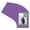 Purple Iris, variant on Pansy Purple Picture Frame Mat for 5x7 Frames - Fits 4x6 Photos - 1 Mat