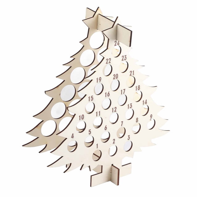 Soporte De Madera Para Botellas De Vino,Calendario De Adviento De Navidad Cuenta Regresiva Estante De Madera Para Vino Calendario De Navidad Soporte Para Alcohol Diseño Exquisito