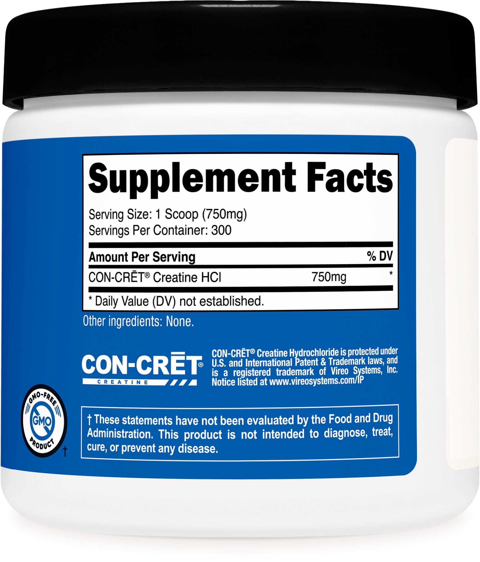 Nutricost Creatine HCl Powder (8 OZ) - Made With CON-CRET Creatine, 300 Servings