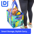 thumbnail image 5 of DURASACK® Collapsible Totes, All-Purpose, 13"L x 9.5"W x 11"H, Leaf, 3-Pack, 5 of 7