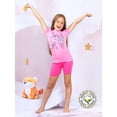 thumbnail image 4 of Prestigez Girls' Pajama Organic Cotton Sleepwear Set, 4 of 7