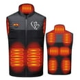 thumbnail image 3 of guisaled Heated Vest for Men Women Smart Lightweight Rechargeable Electric Heating Vest Winter Warming Slim Fit Hunting Vest Battery Not Included Winter, 3 of 4